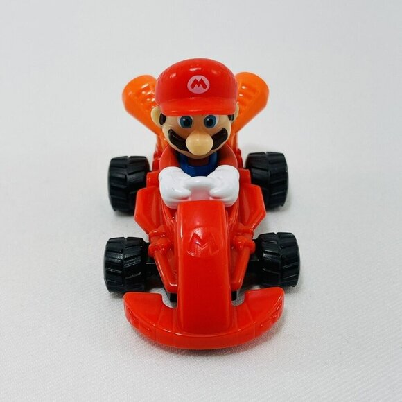 Nintendo McDonald Mario Mariokart Kart Toy Figure Racing Car Racer Vehicle Red - Picture 2 of 8